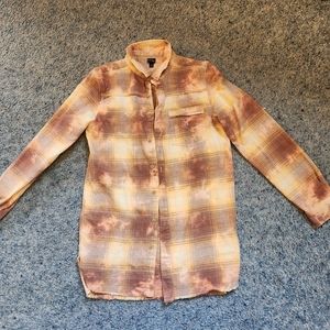 Flannel button down-womens XL